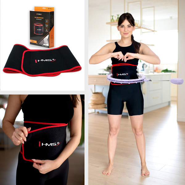 HULA-HOOP-REIFEN VIOLET MIT MAGNETEN UND SCHWERKRAFTBALL + ZÄHLER HMS