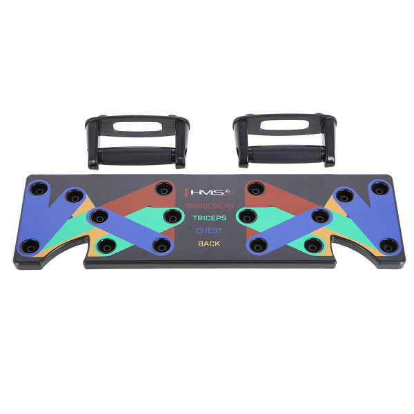 MULTIFUNKTIONALES LIEGESTÜTZBRETT SCHWARZ HMS