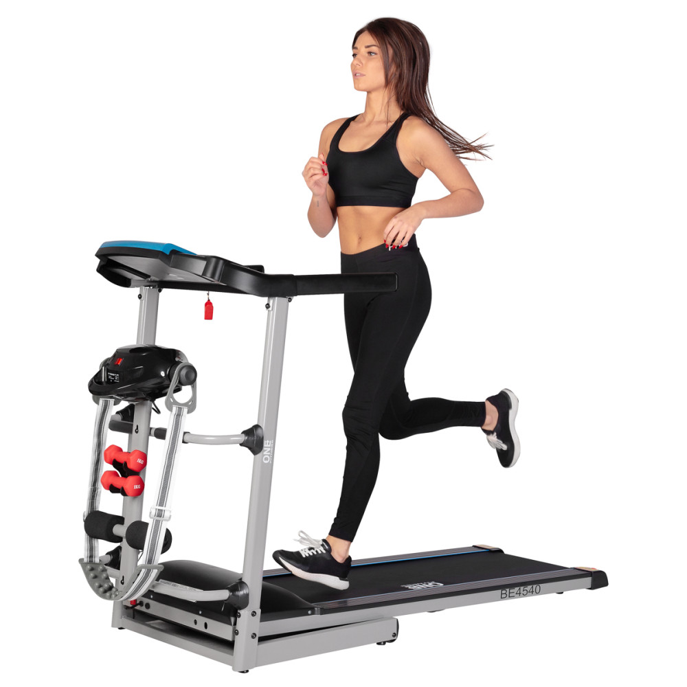 ELEKTRISCHES LAUFBAND MIT DEM MASSAGEGERÄT ONE FITNESS