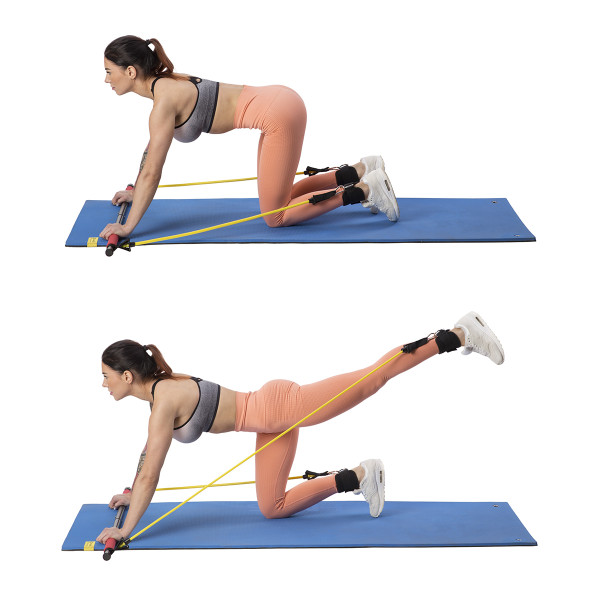 SET MIT DER PILATES-STANGE HMS