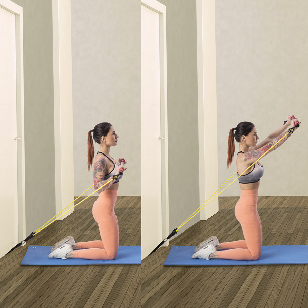 SET MIT DER PILATES-STANGE HMS