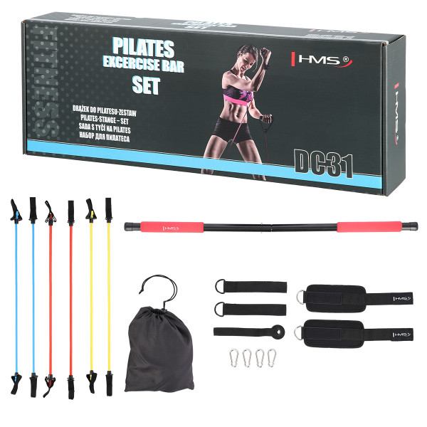 SET MIT DER PILATES-STANGE HMS
