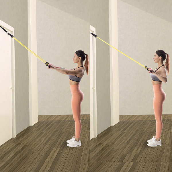 SET MIT DER PILATES-STANGE HMS