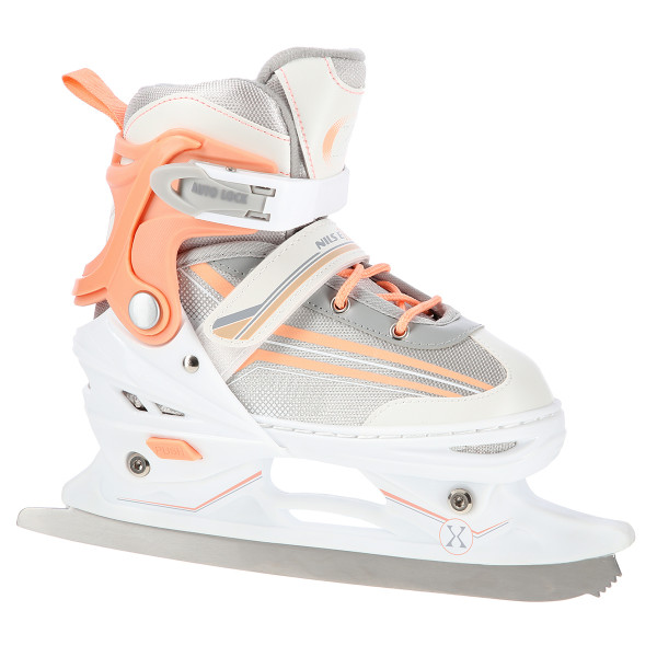 2-IN-1 WEIß-ROSA GRÖßE S (29-33) INLINER MIT DER AUSTAUSCHBAREN EISKUNSTLAUF-KUFE NILS EXTREME
