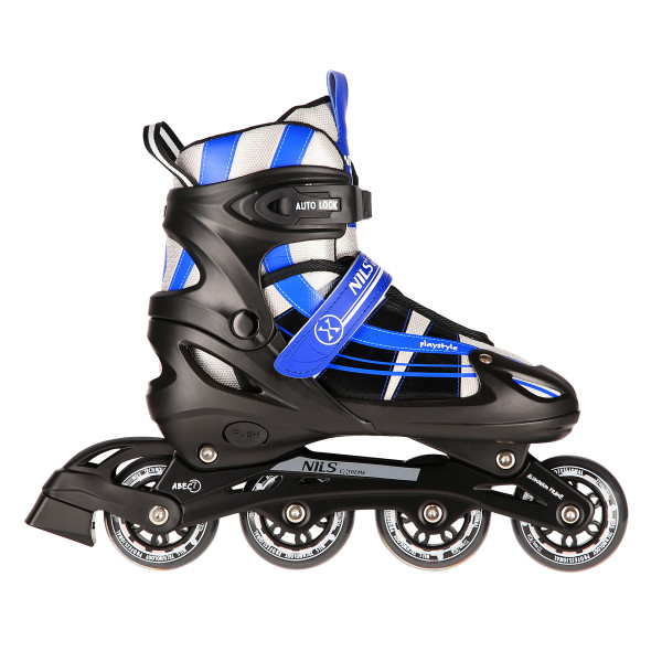 2-IN-1 DUNKELBLAU GRÖßE S(31-34) INLINER MIT DER AUSTAUSCHBAREN HOCKEY-KUFE NILS EXTREME