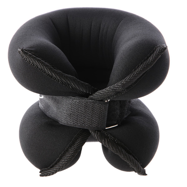 SCHWARZ GEWICHTSMANSCHETTEN FÜR HÄNDE UND BEINE 2 x 3 KG HMS