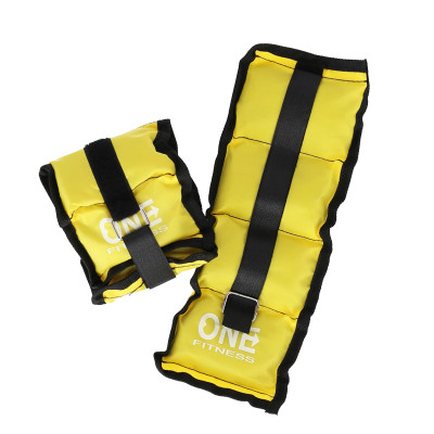 YELLOW GEWICHTSMANSCHETTEN 2 x 1,5 KG ONE FITNESS