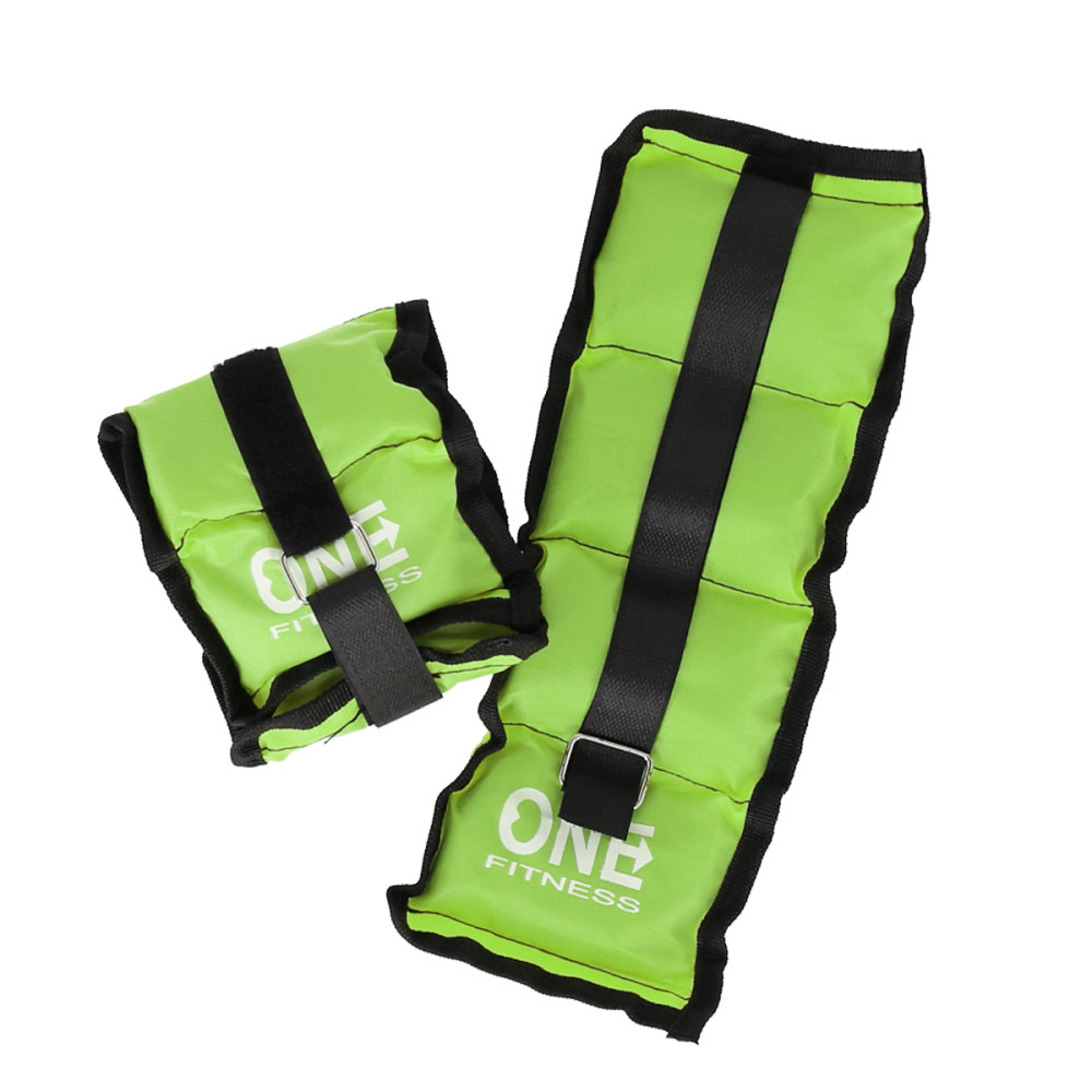 GREEN GEWICHTSMANSCHETTEN 2 x 1,5 KG ONE FITNESS