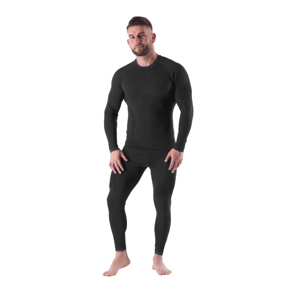 THERMOAKTIVE UNTERWÄSCHE FÜR MÄNNER SCHWARZ SET 2XL/3XL RAGNAR NILS