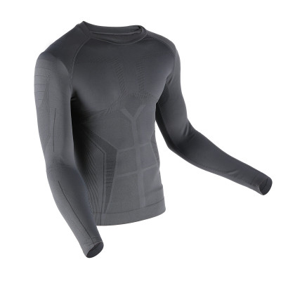 THERMOAKTIVE UNTERWÄSCHE FÜR MÄNNER GRAU SET 2XL/3XL...