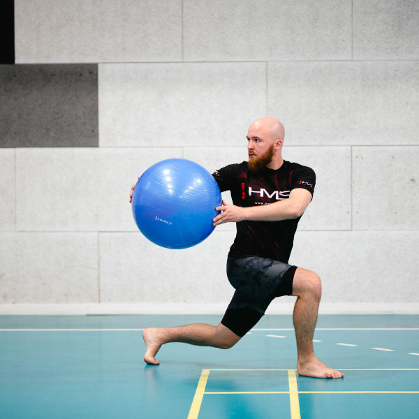 55CM BLUE GYMNASTIKBALL HMS