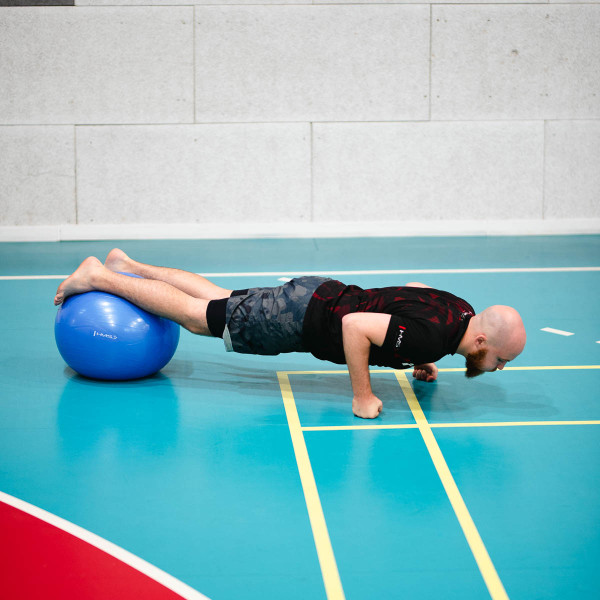 55CM BLUE GYMNASTIKBALL HMS