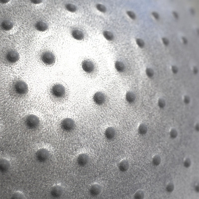 65CM GRAY GYMNASTIKBALL MIT MASSAGENOPPEN HMS