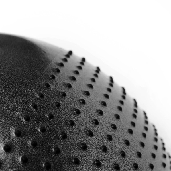 75CM BLACK GYMNASTIKBALL MIT MASSAGENOPPEN HMS