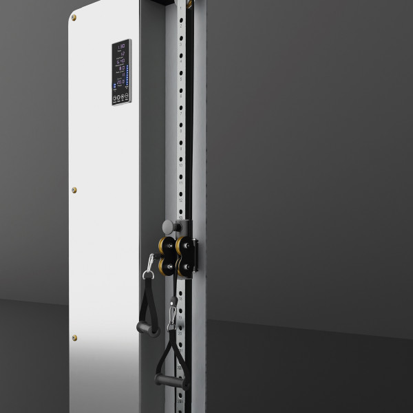 KRAFTSTATION MIT GEWICHTSBLOCK UND PNEUMATISCHEM WIDERSTAND COMMERCIAL HMS