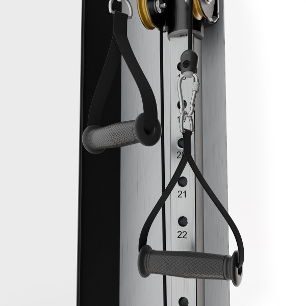 KRAFTSTATION MIT GEWICHTSBLOCK UND PNEUMATISCHEM WIDERSTAND COMMERCIAL HMS