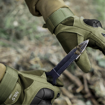 TAKTISCHE HANDSCHUHE GRÜN L NILS CAMP