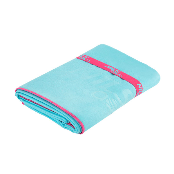 HELLBLAU MIKROFASERHANDTUCH 200x90 cm NILS AQUA