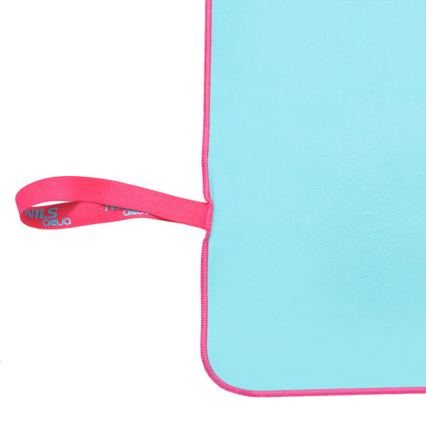 HELLBLAU MIKROFASERHANDTUCH 200x90 cm NILS AQUA