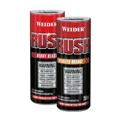 Weider Rush RTD (inkl. Pfand) EINZELNE Dose 250ml