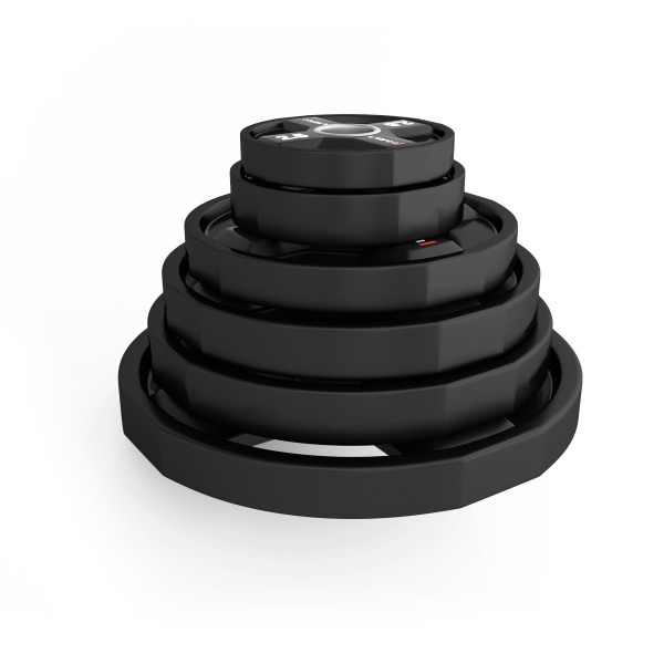 OLYMPISCHE GEWICHTSSCHEIBE POLYURETHAN CPU 15 KG HMS