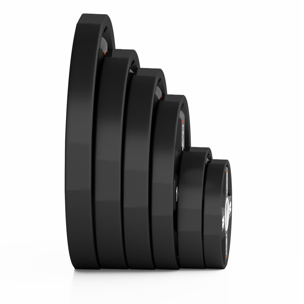 OLYMPISCHE GEWICHTSSCHEIBE POLYURETHAN CPU 20 KG HMS