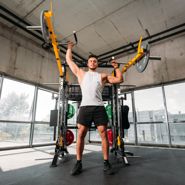 X MULTIFUNKTIONS-SMITH-MASCHINE MIT ZUBEHÖR HMS