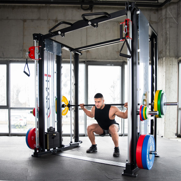 DOPPELZUG-MASCHINE MIT GEWICHTSSTAPEL COMMERCIAL HMS