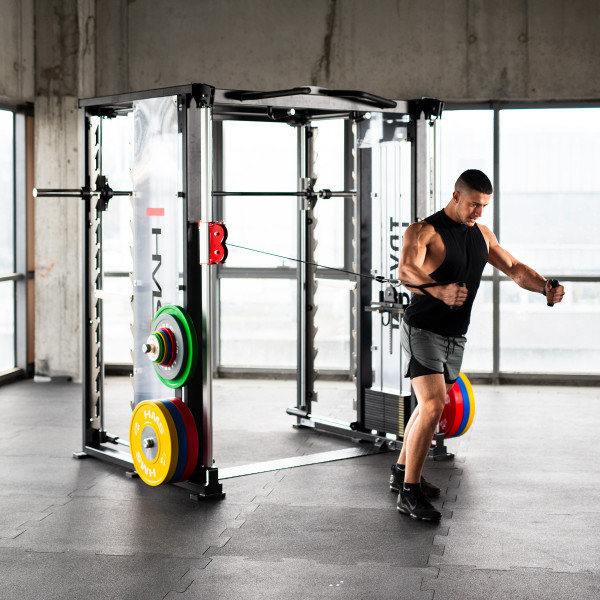 DOPPELZUG-MASCHINE MIT GEWICHTSSTAPEL COMMERCIAL HMS