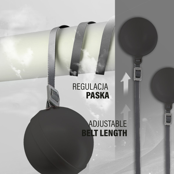 HULA HOOP SCHWARZ/PINK MIT MAGNETEN, GEWICHT UND ZÄHLER HMS