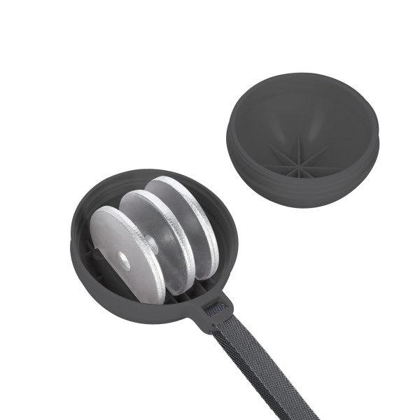 HULA HOOP SCHWARZ/PINK MIT MAGNETEN, GEWICHT UND ZÄHLER HMS