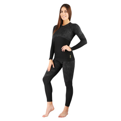 FUNKTIONSHOSE SCHWARZ DAMEN L/XL ROSA NILS