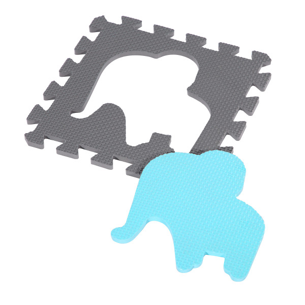 KINDERMATTE PUZZLE LAUFSTALL MINT 36 TEILE 140×140 CM NILS FUN