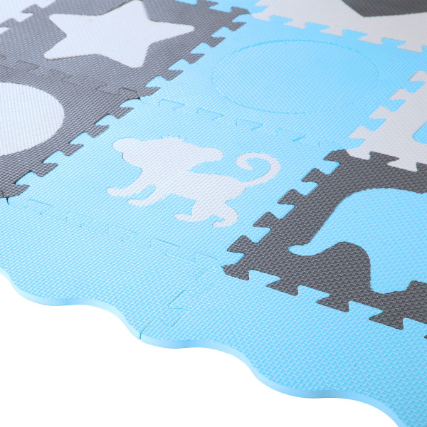 KINDERMATTE PUZZLE LAUFSTALL MINT 36 TEILE 140×140 CM NILS FUN