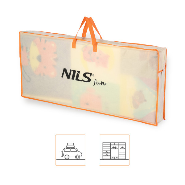 FALTMATTE FÜR KINDER ZOO 195×180 CM NILS FUN