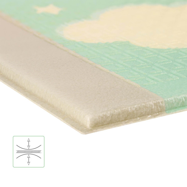 FALTMATTE FÜR KINDER ZOO 195×180 CM NILS FUN