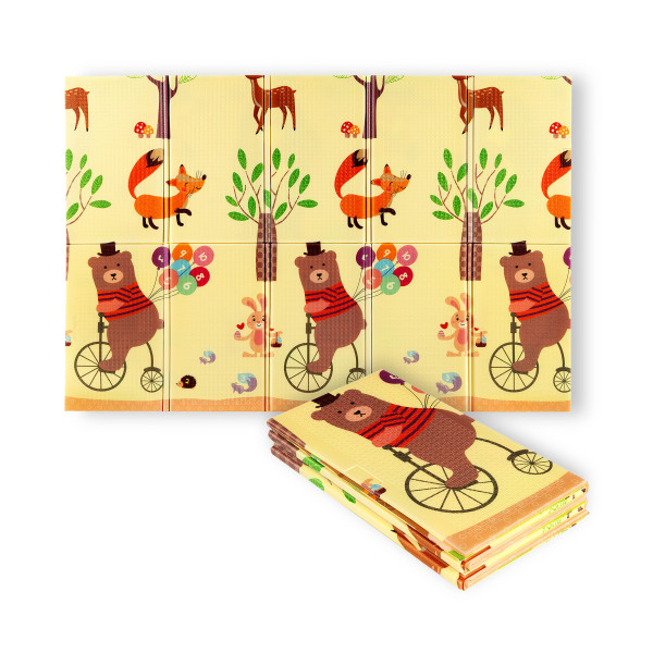 FALTMATTE FÜR KINDER FOREST 190×150 CM NILS FUN