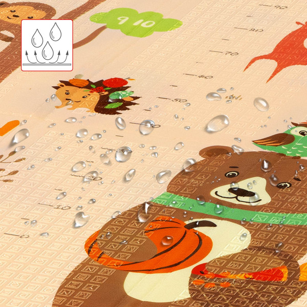 FALTMATTE FÜR KINDER FOREST 190×150 CM NILS FUN