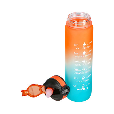 ORANGE-BLAU TRINKFLASCHE TRITAN NILS CAMP