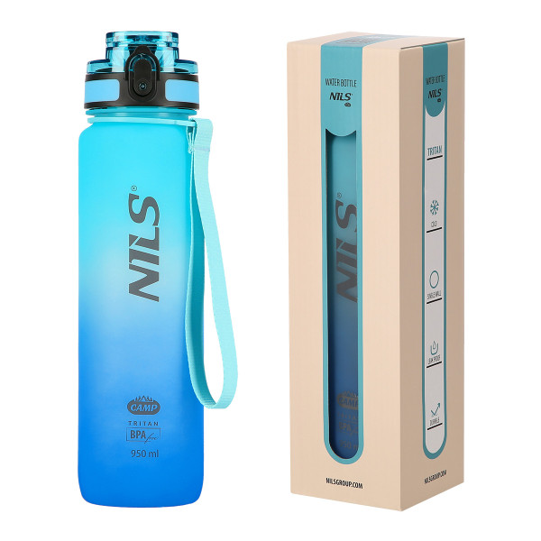 BLAU TRINKFLASCHE TRITAN NILS CAMP
