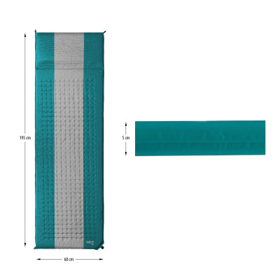 BLAU-GRAU SELBSTAUFBLASENDE MATTE NILS CAMP