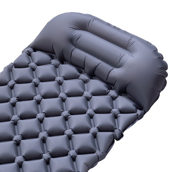 GRAU TOURISTISCHE MATTE MIT DER LUFTPUMPE NILS CAMP