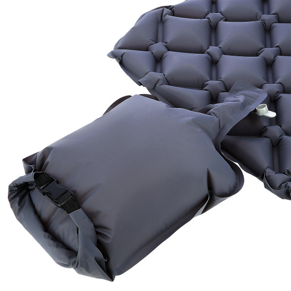 GRAU TOURISTISCHE MATTE MIT DER LUFTPUMPE NILS CAMP