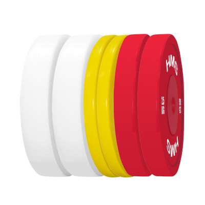 SET TECHNISCHE OLYMPISCHE GEWICHTSSCHEIBEN PE 2 X 1,5–5...