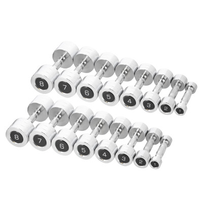 HANTELN CHD 2 X 1–8 KG (72 KG) + STÄNDER STR36 HMS