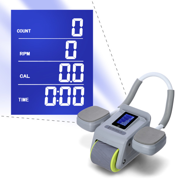 GRAY AUTOMATISCHES ABS-ROLLE MIT LCD UND USB-AUFLADUNG HMS