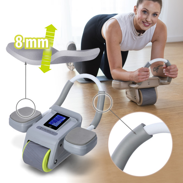 GRAY AUTOMATISCHES ABS-ROLLE MIT LCD UND USB-AUFLADUNG HMS