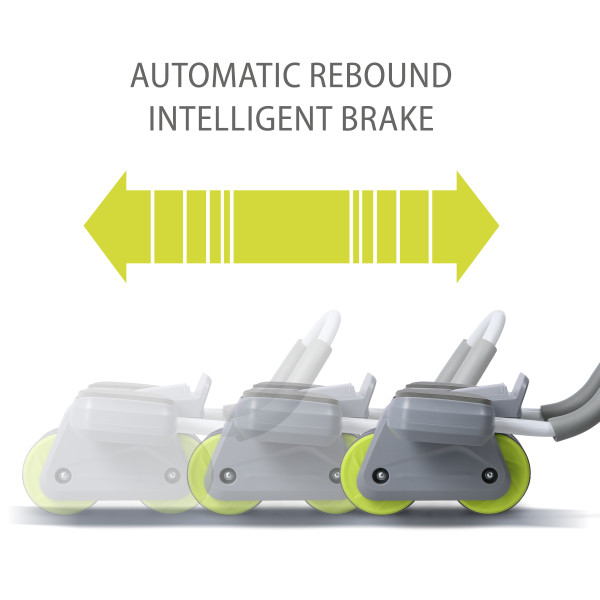 GRAY AUTOMATISCHES ABS-ROLLE MIT LCD UND USB-AUFLADUNG HMS