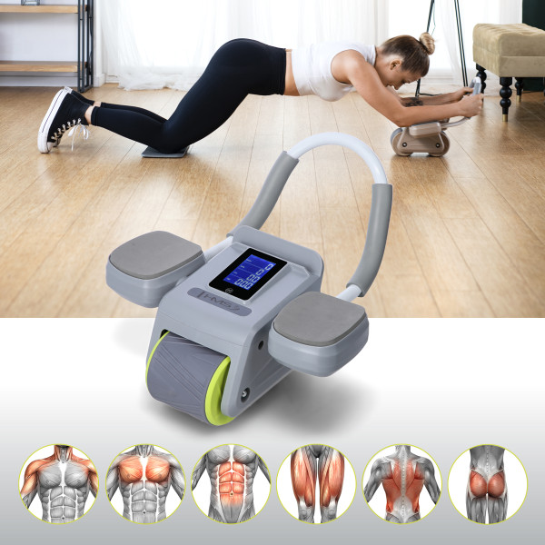 GRAY AUTOMATISCHES ABS-ROLLE MIT LCD UND USB-AUFLADUNG HMS