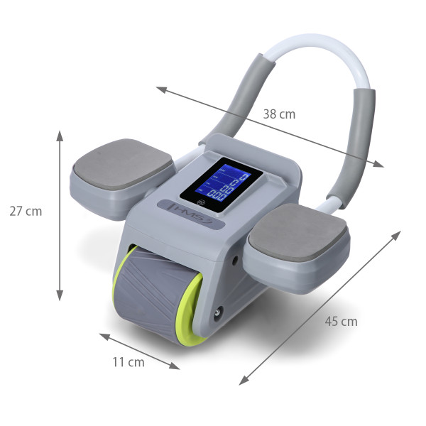 GRAY AUTOMATISCHES ABS-ROLLE MIT LCD UND USB-AUFLADUNG HMS